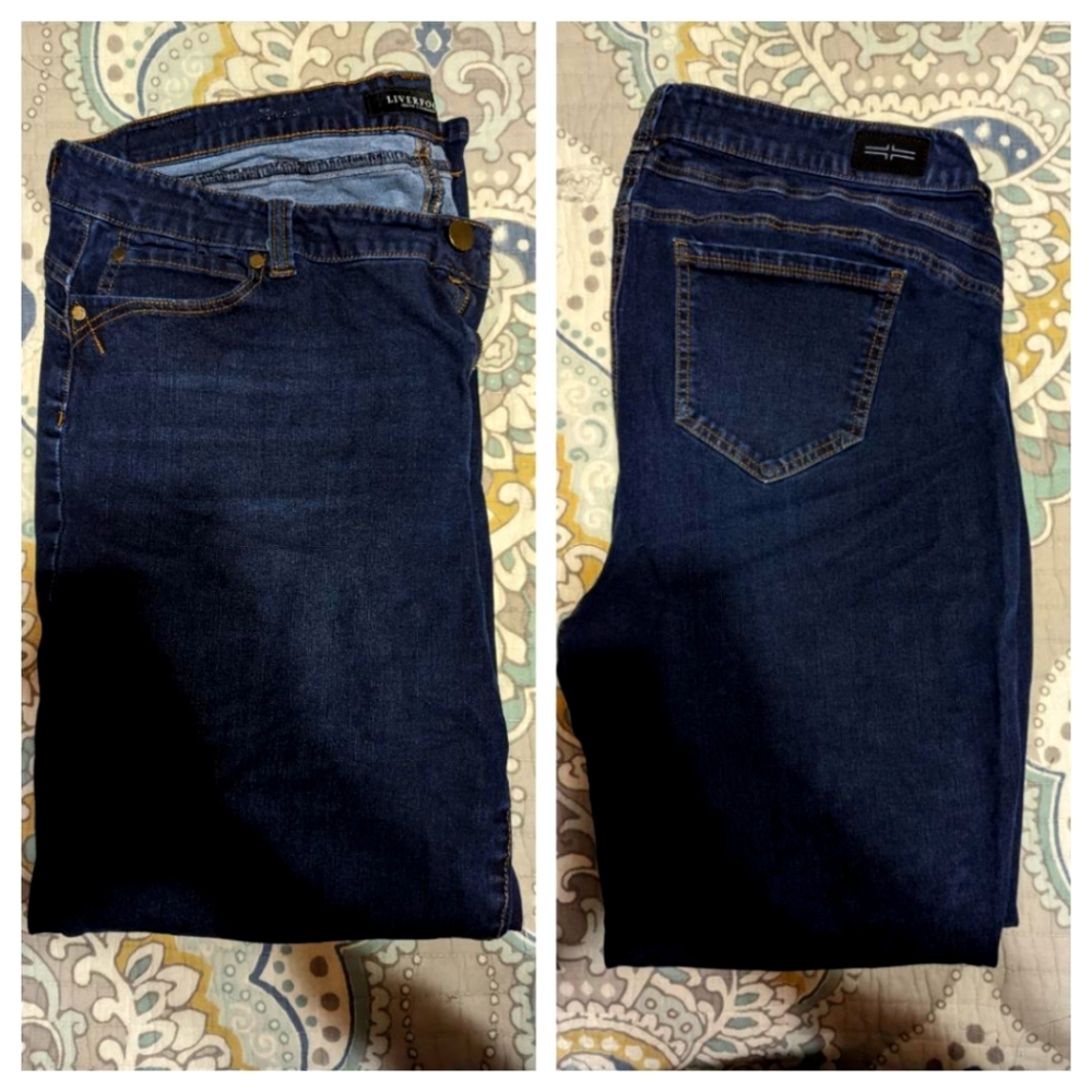 Women's Liverpool Sz 20W Straight Leg jeans